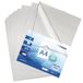 Waytex 931309 Hoekhoes, transparant, A4, glad, 90 micron, 50 stuks