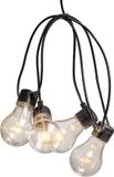 Merkloos LED Buitenlichtketting op Batterijen met Timer voor Tuin en Terras - Warm Wit Licht