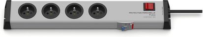 Ehmann 0221x02042301 prise multiple - 30 mA - câble de 1,5 m - Interrupteur différentiel intégré