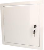 KOTARBAU® Inspectieklep, Inspectiedeur, Verzinkt Staal, 30x30 cm, Wit