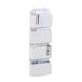 Relaxdays hangende wandorganizer, 4 vakken, deur organizer met ophanghaken, opberger van vlies, wit