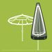 Siena Garden 150-894 Beschermhoes voor parasols tot 400 cm