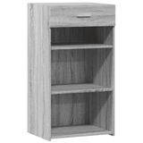 vidaXL Dressoir, grijs Sonoma, 50x42,5x93 cm, houtvezel