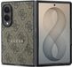 Guess 4G Classic Coque compatible avec MagSafe pour Samsung Galaxy Z Fold8 - Kunstleer - Bruin