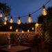 Lichtsnoer met 10 leds, warmwit, 450 x 6 x 15 cm