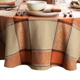 Elrene Home Fashions Herfst Oogst Jacquard Tafelkleed, 152,4 cm x 213,4 cm Ovaal