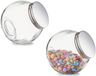 Zeller Glazen voorraadpot - 2x - snoeppot - 1200 ml - 15 x 10 cm - Bewaarpot - Voedsel bewaren