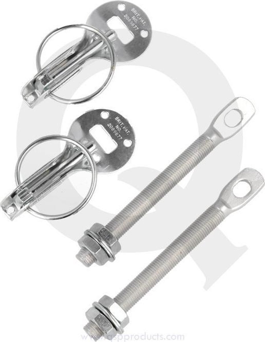 QSP Products Motorkapsluiting aluminium zilver