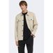 ONLY & SONS suèdelook regular fit overshirt - silver lining