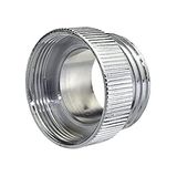 Cornat TEC386305 verchroomd stuk M22/1igx3/4 inch AG, TEC386303 M22 x 1 binnendraad x 1/2 inch buitendraad