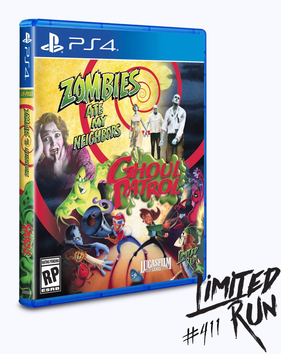 Limited Run Zombies Ate My Neighbors & Ghoul Patrol Double Pack (Inclusief 3D-Bril) Games) PlayStation 4
