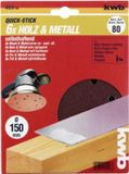 KWB schuurschijf Ø 150 mm - Korrel 60 - Klittenbandhechting - 5 stuks