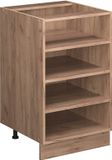 Vicco Keukenrek Fame-Line, Goudkleurig Eiken, 50 cm zonder werkblad