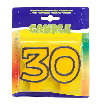 Folat Verjaardagskaars - 30 jaar