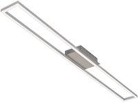 B.K.Licht Briloner LED Plafondlamp, 20W, 3000K, Mat Nikkel Aluminium