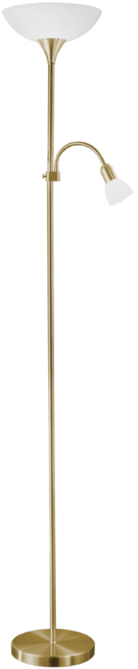 EGLO Up 2 Floor Lamp - Gold - E27/E14 - 85W - IP20