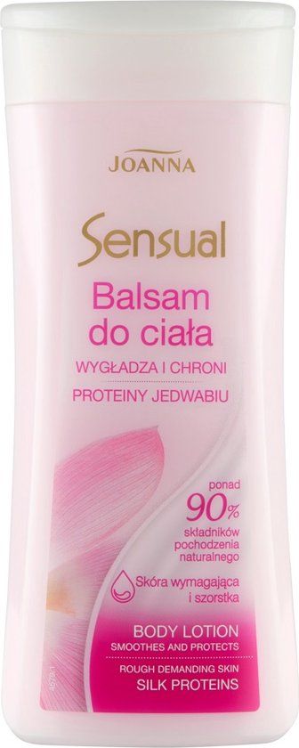Joanna Sensual wygładzająco-ochronny BODY LOTION Proteiny Jedwabne 200ml