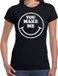 Bellatio Decorations Verkleed shirt dames - You Make Me Smile / Emoticon - Zwart - L