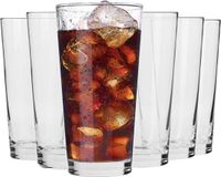 KROSNO Water Sap Drinkglazen | Set van 6 | 350 ml | Pure Collectie | Kristalglas | Transparant | Vaatwasser Veilig