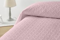 Degrees home Glad, sprei voor 90 cm bed, lente, zomer, 180 x 260 cm, roze