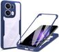 Techsuit Hoesje geschikt voor Oppo Reno13 Pro - ColorVerse 360 Case met Screenprotector - Blauw