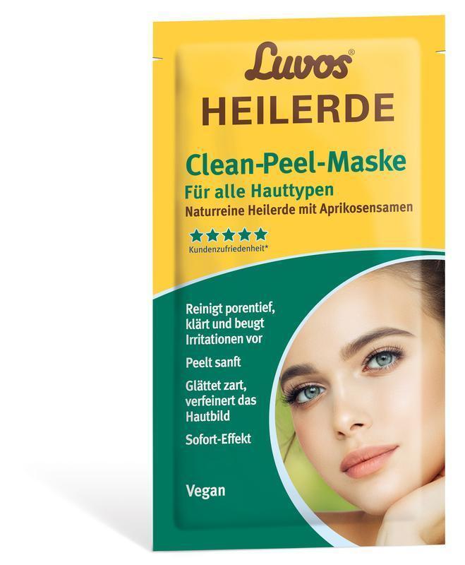 Luvos Heilaarde clean-peel masker alle huidtypes 7.5 ml 2st