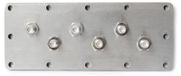 EMI EMI-filter, SMA, 6-voudig, SMA-femelle vers SMA-mâle, pour boîtiers de blindage RF