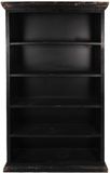 Clayre & Eef Bibliothèque 116x36x195 cm Noir Bois
