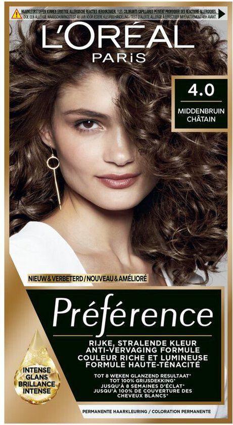 L'Oréal Paris Préférence 4.0 Tahiti - Permanente Haarkleuring - Middenbruin