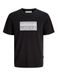 JACK & JONES Shirt 'JCOFusion' grijs / zwart / wit
