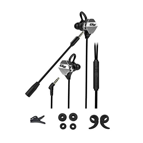 tinysiry Bedrade Headset Gevoelige 3.5mm In-ear Surround Gaming Oordopjes Zilver