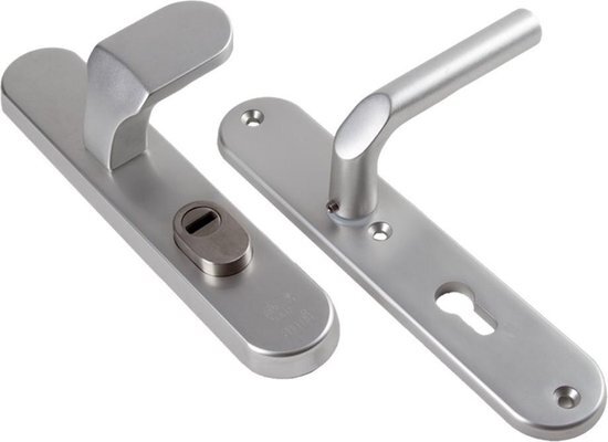 AMI Kruk/knop schild, aluminium veiligheidsbeslag 250/15 - 145 KT rechts f1 PC72 + 369 dd=38-45