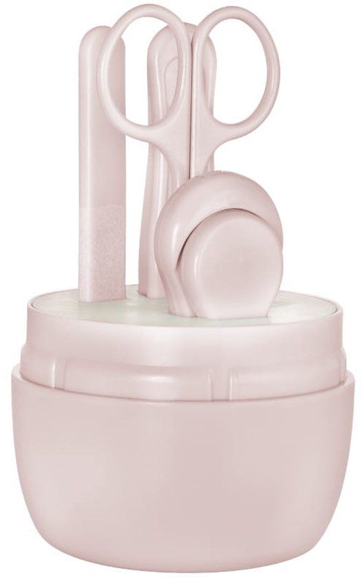 Canpol Babies Nagelverzorgingsset voor Baby - Roze - Waterdichte Etui