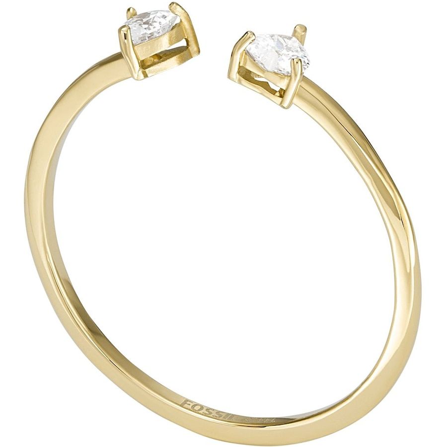 Fossil Damesring Edelstaal goud Ring