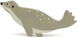 Tender Leaf Toys Animal marin Phoque Junior 13,4 cm Bois Gris foncé