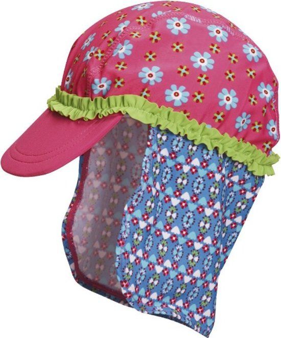 Playshoes - UV werende zonnepetje voor kinderen - Bloem 51cm