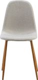 Versanora Set Van 2 Lichtgrijze Eetkamerstoelen