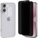 Phonillico® Anti-Spy gehard glas voor iPhone 16 PLUS en camerabescherming [Pack 2]