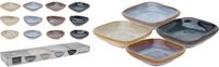 Excellent Houseware Set de 4 coupelles à snacks, 3 assorties