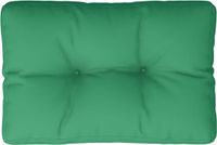 vidaXL Palletkussen 50x40x12 cm stof groen