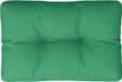 vidaXL Palletkussen 50x40x12 cm stof groen
