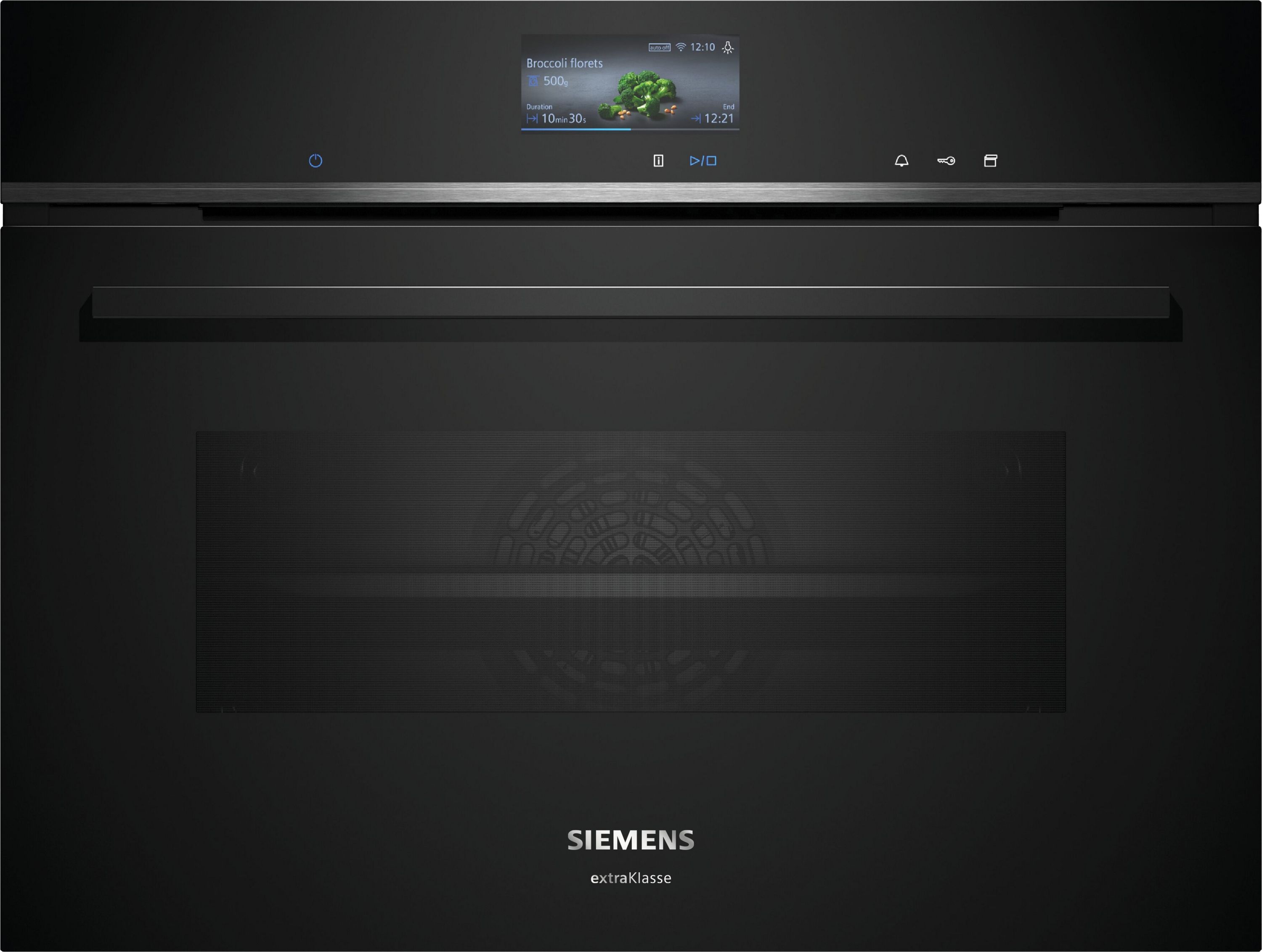 Siemens iQ700 CS736GCB1F - Stoomoven - Middelmaat - Zwart/RVS - Touch