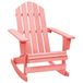 VidaXL Adirondack Schommelstoel Grenenhout Roze