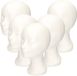 Merkloos Faram Party Paspop display etalage hoofd/mannequin - 15x - 30 cm - piepschuim - wit