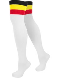 normani Overknee kousen geel / rood / zwart / wit