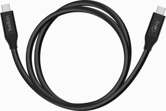 Belkin BOOST CHARGE USB-C naar USB-C 2.0 Kabel - 0.8 m - Zwart