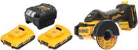 DeWalt DCS 438 D2 accu multimaterialensnijder 18 V 76 mm borstelloos + 2x accu 2.0 Ah + lader