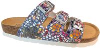 Rohde 5620 55 Slippers Blauw Multi Leer Dames