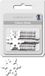 Ursus 74040022 Classic Brads, sneeuwvlokken, wit, 26 stuks