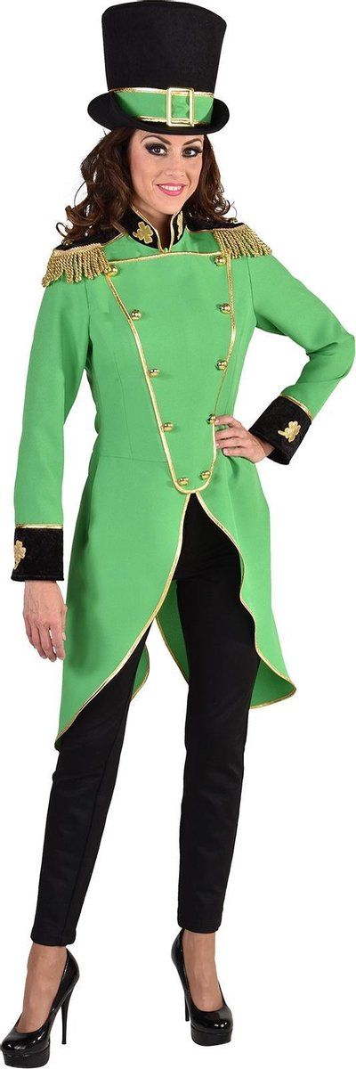 Magic design Slipjas St. Patrick's Day Dames Polyester Groen Mt S